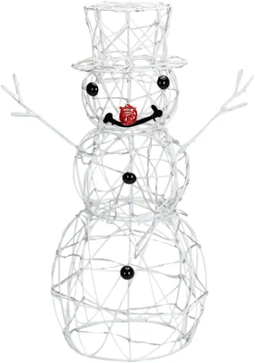 Mu�eco de Nieve Luces Led de Navidad 60 CM